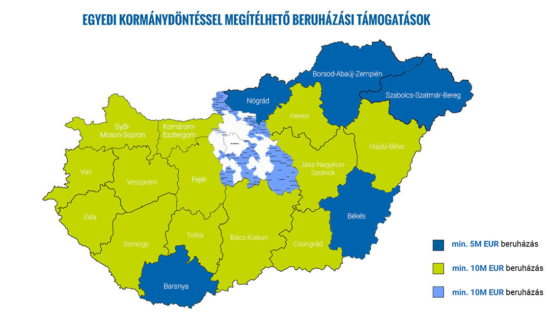 Munkahelyteremtés nélkül is igényelhető kormányzati támogatás beruházási projektekhez