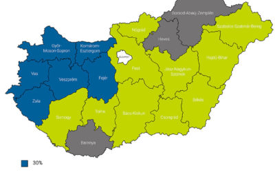 Regionális támogatási térkép